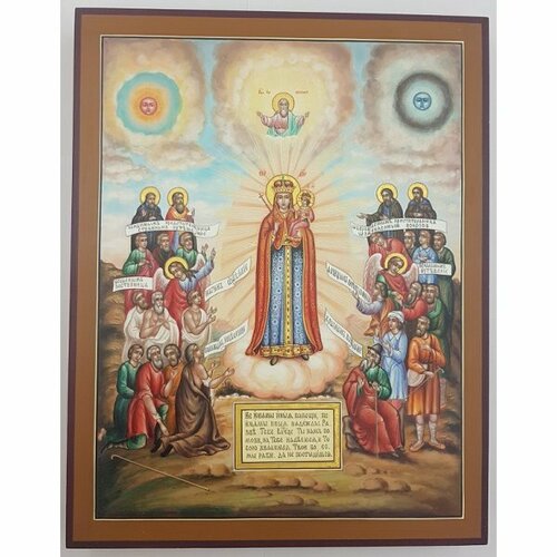 Икона Божией Матери Всех Скорбящих Радость рукописная, арт ИР-530
