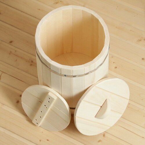 Кадка с гнётом липа 20 литров 3079₽