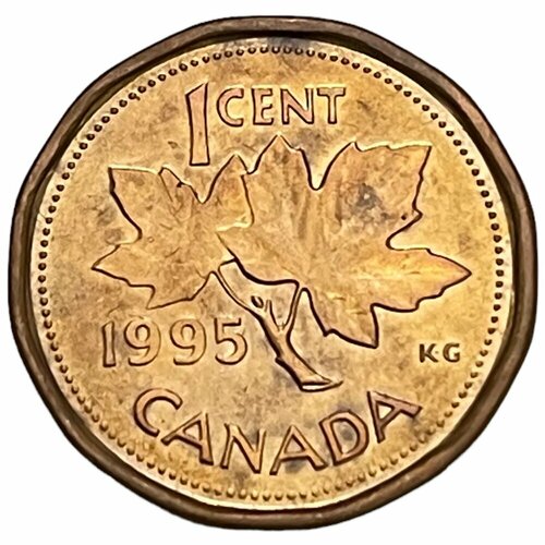 Канада 1 цент 1995 г. канада 1 цент 1974 г