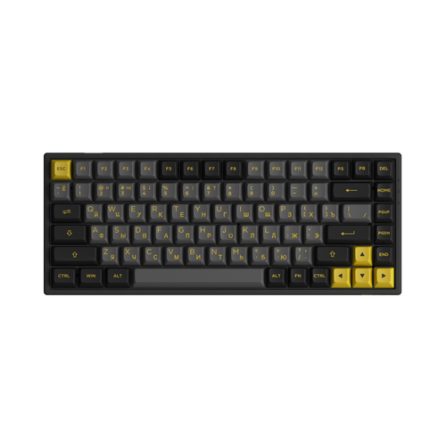 Игровая механическая клавиатура AKKO 3084B Plus Black&Gold (V3 Cream Yellow)