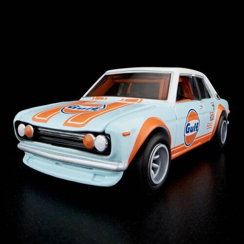 Коллекционная машинка Hot Wheels RLC Exclusive Datsun 150 Gulf (Хот вилс Эксклюзив РЛК Датсун 150 Гольф) коллекционная машинка hot wheels rlc exclusive ’41 willys gasser holiday car хот вилс эксклюзив рлк 41 й виллис гассер