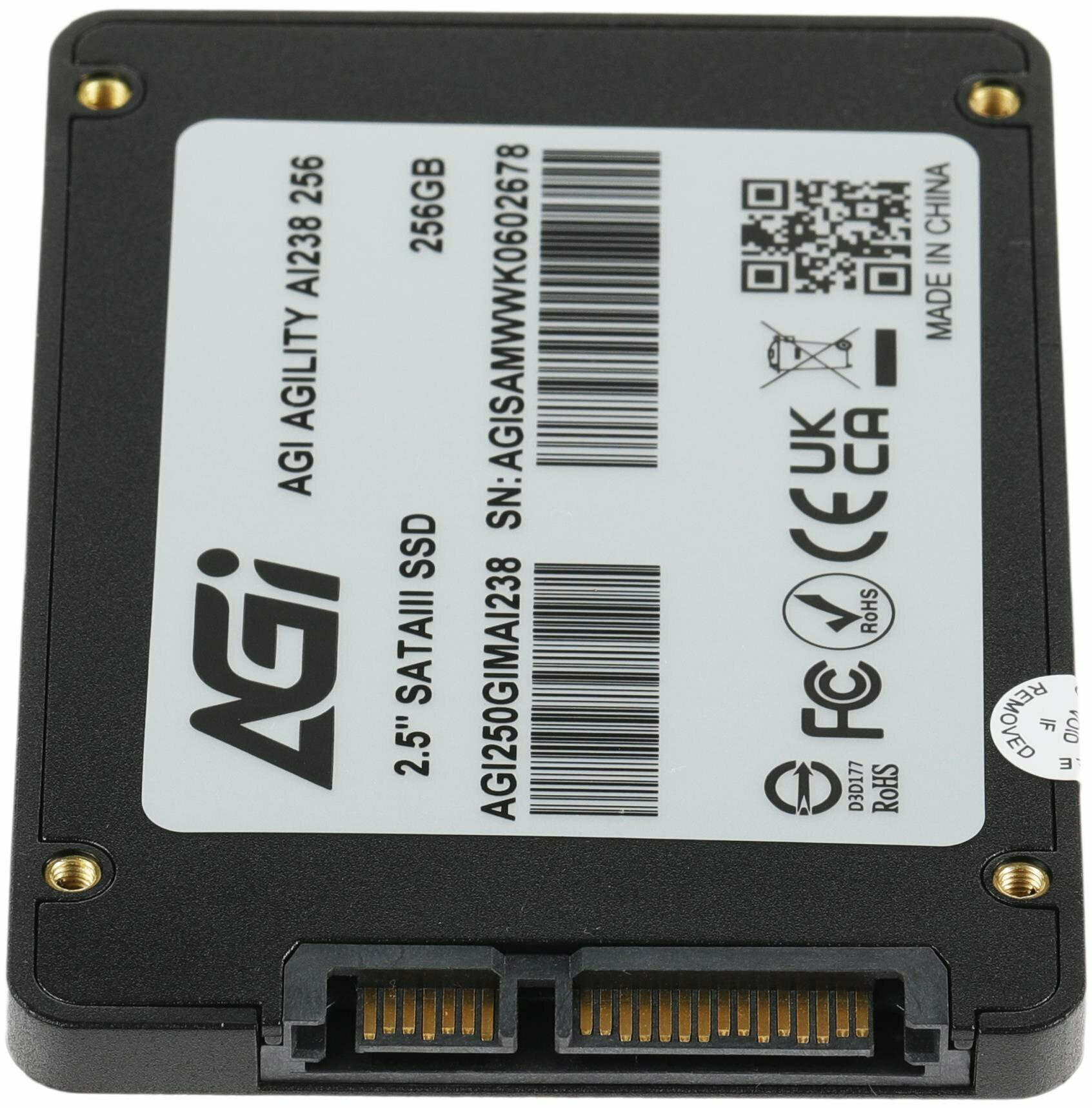 Жесткий диск SSD AGI 250Gb 2.5" SATA [AGI250GIMAI238] - фото №9