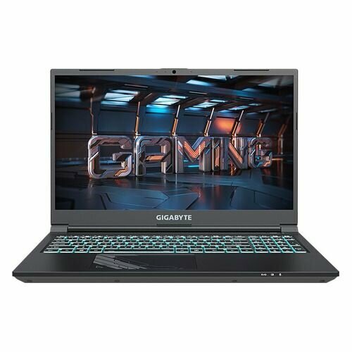 Ноутбук игровой GIGABYTE G5 MF5-H2KZ354KD 156 2023 IPS Intel Core i7 13620H 24ГГц 10-ядерный 16ГБ DDR5 1ТБ SSD NVIDIA GeForce RTX 4050 для ноутбуков - 6 ГБ Free DOS черный 150471₽