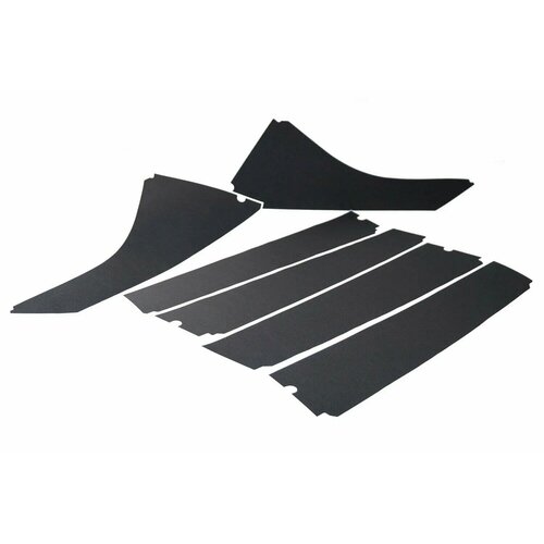 Накладки стоек наружных Лада Веста (седан) ORACAL черная матовая