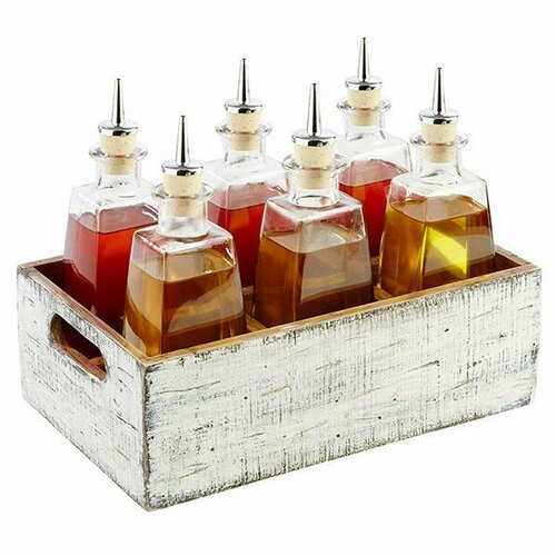 Ящик дерево H=10, L=27, B=17 см белый APS, 4090911