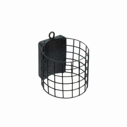 фото Груз-кормушка металлическая x-feeder me classic m grid, цвет matt black, 50 г, 28 мл