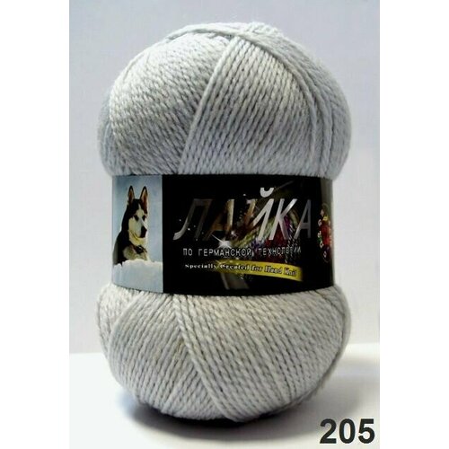 Пряжа Лайка (Color City) 205 ментол / упаковка 1 шт пряжа color city yak wool як вул 2242 малиновый 60% пух яка 20% мериносовая шерсть 20% акрил 100г 430м 1 шт