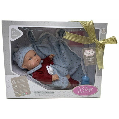 s s toys пупс 40 см в зеленом комбинезоне с аксессуарами 3760 200541741 sr099 с 3 лет Next Пупс 30 см в голубом комбинезоне с аксессуарами 9572 с 3 лет