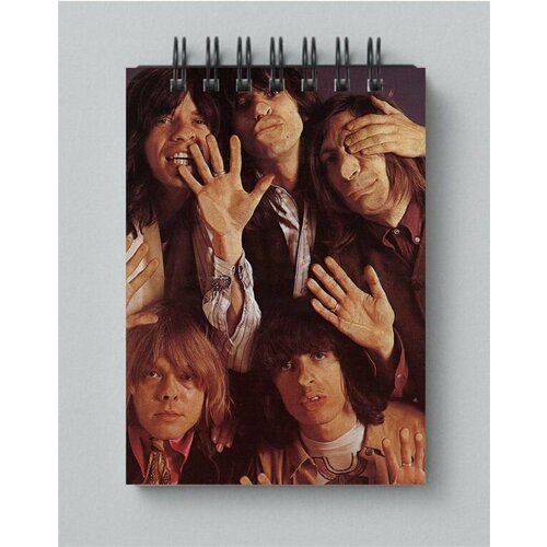 Блокнот The Rolling Stones, Роллинг Стоунз №9, Размер А4, 21 на 30 см
