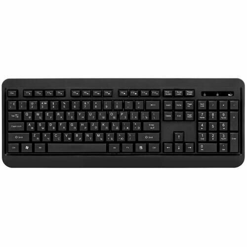 Клавиатура беспроводная DEXP KW-904BU мембранная клавиш - 104 радиоканал черная 335700₽