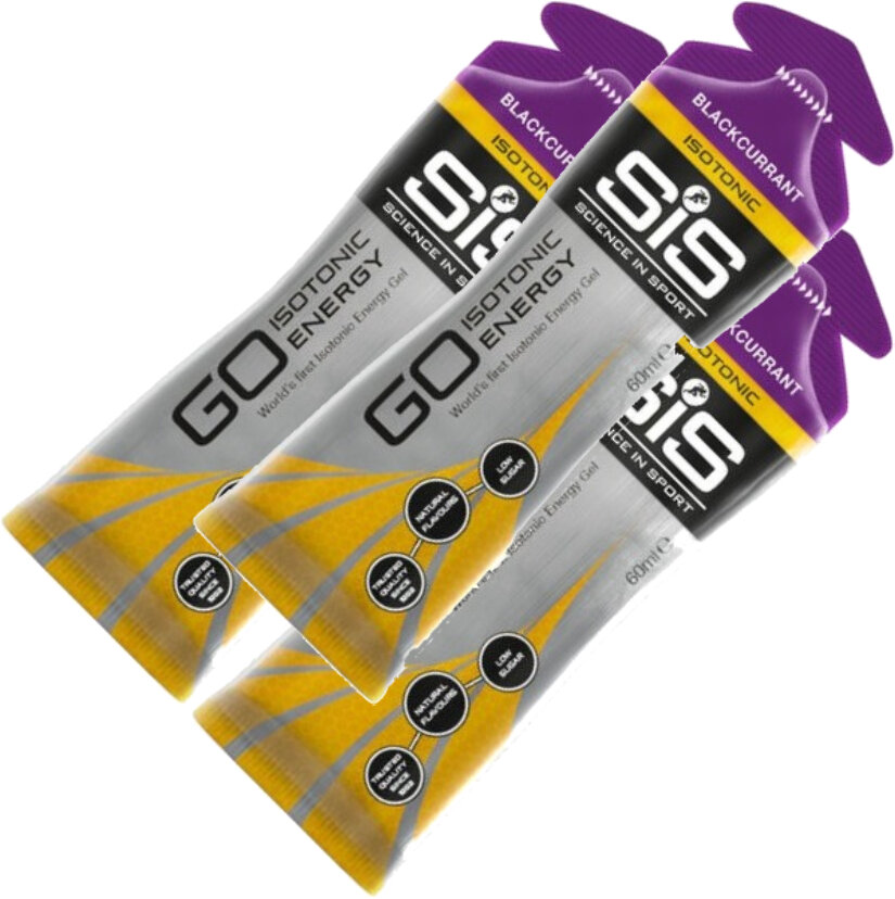 Гель питьевой SCIENCE IN SPORT (SiS) GO Isotonic Energy Gels 3 x 60 мл, Черная смородина