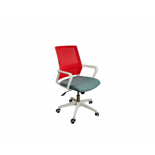 Компьютерное кресло Бит LB 815BW-AF08-T58 Красный/Серый
