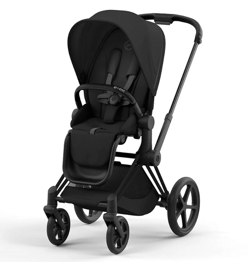 Прогулочная коляска Cybex Priam IV Sepia Black, шасси mattblack