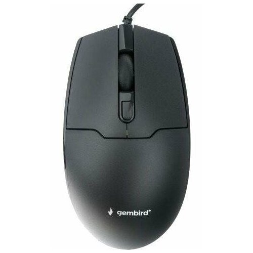 Мышь проводная Gembird MOP-430 чёрный USB 80100₽