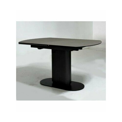 Стол KAI 140 TL-110, испанская керамика / Темно-серый / Черный