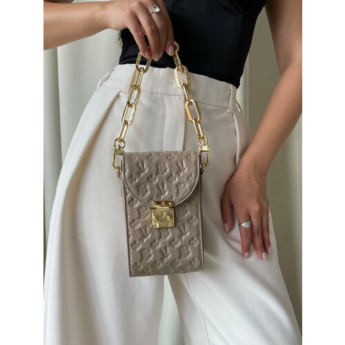 фото Сумка мессенджер beautiful birds puffin, фактура рельефная, бежевый