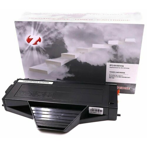 Картридж KX-FAT410A для принтера Panasonic лазерный картридж 7q seven quality kx fat410a для panasonic kx mb1500 чёрный 2500 стр совместимый
