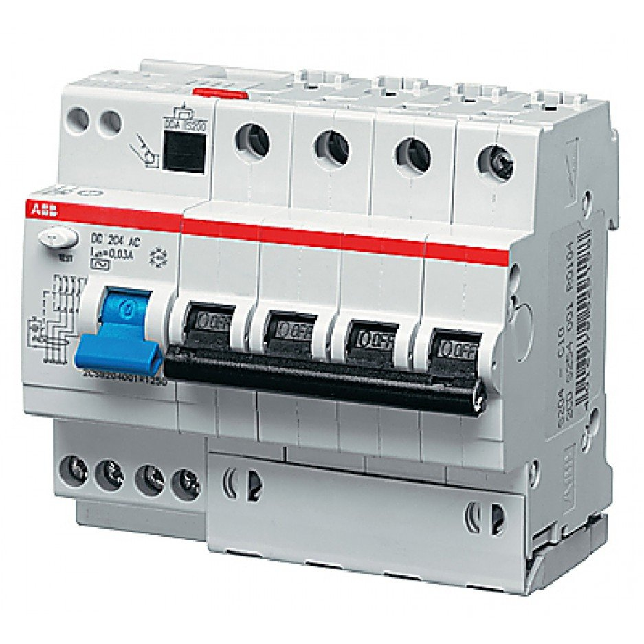 Дифференциальный автомат ABB DS204 (ABB DS204 AC-25A/0,03 mA)