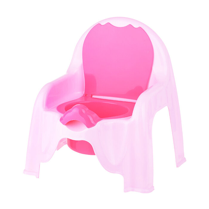 Горшок-стульчик детский розовый м1528 (А)