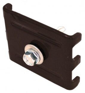 фото Крепление Скоба и саморез 5,5х32 RAL 8017