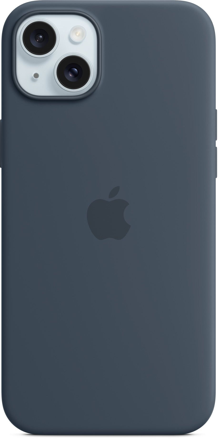 Чехол оригинальный Apple для Iphone 15 Plus Silicone Case - Storme Blue - фото №2