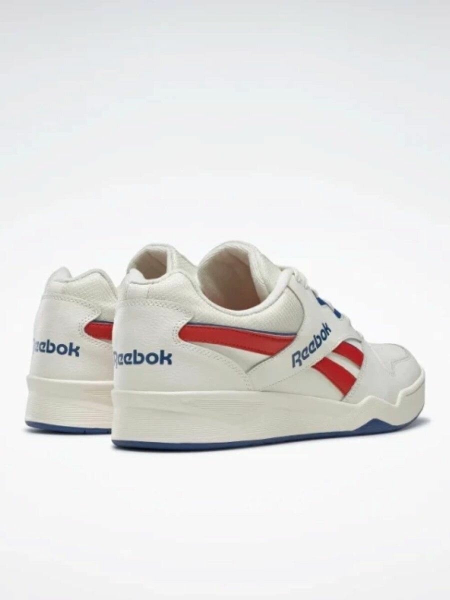 Кроссовки Reebok, размер 8,5, белый/красный/синий — фото 1