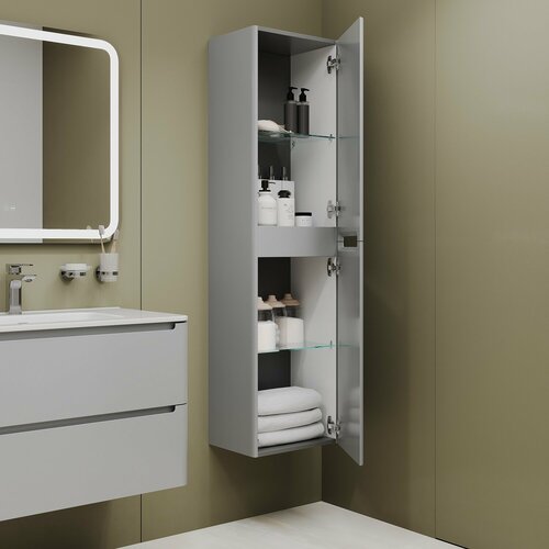 Пенал подвесной IDDIS Edifice EDI40L0i97 40 см светло-серый 52690₽