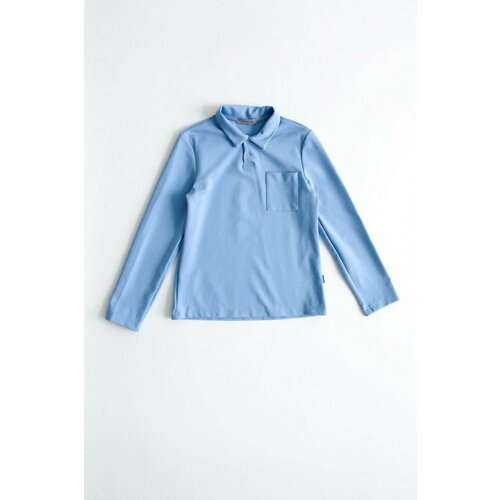 Лонгслив MINIDINO, размер 152, голубой