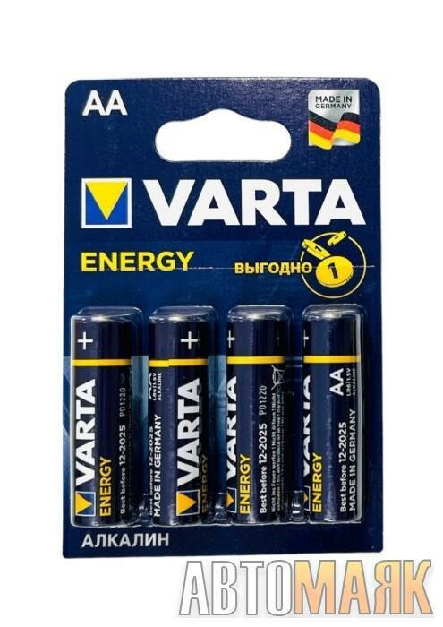 Батарейка VARTA ENERGY AA, в упаковке: 4 шт.