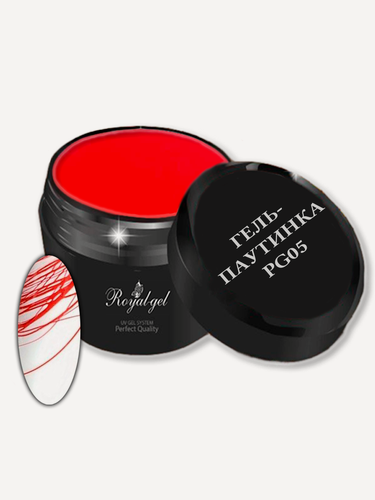 Изображение товара Гель Royal-gel "Паутинка" 5 мл. красный  PG05