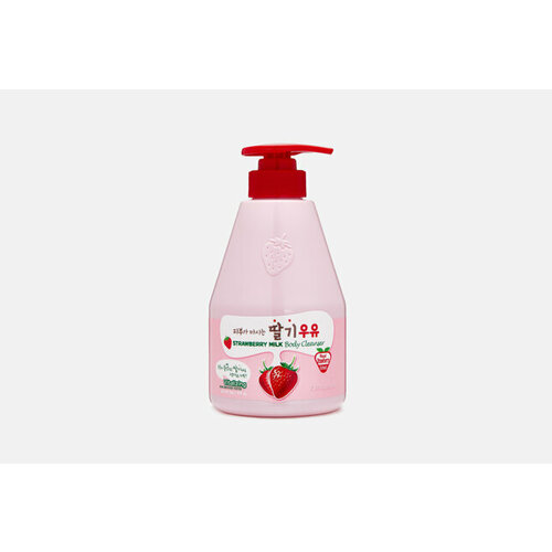 Гель для душа с клубникой и молоком STRAWBERRY MILK Body Cleanser