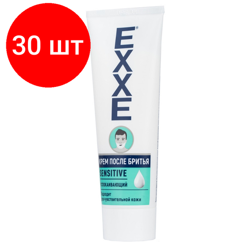 Комплект 30 штук, Крем после бритья EXXE sensitive д/чув кожи, 80 мл комплект 6 штук крем после бритья exxe sensitive д чув кожи 80 мл