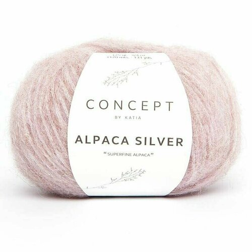 Пряжа Alpaca Silver Concept by Katia пряжа для вязания katia alpaca silver 271 ruby silver