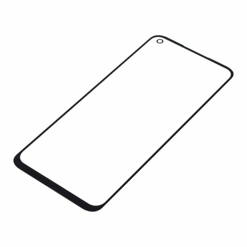 Стекло модуля для OnePlus Nord N10 5G, черный, AAA