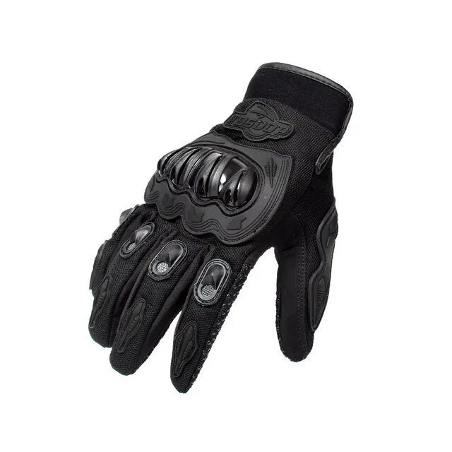 Мотоперчатки для мотоциклистов и квадроцикла сенсорные черные, XL
