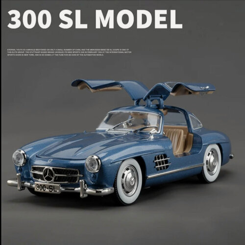 Изображение товара Коллекционная масштабная модель Mercedes-Benz 300 SL W198 1:24 (металл, свет, звук)