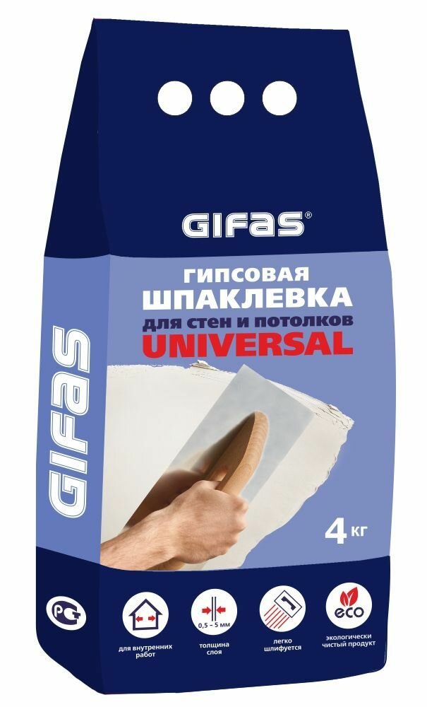фото Шпатлевка GIFAS Universal