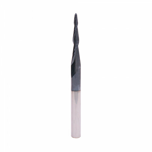 Твердосплавная фреза DELTA TOOLS коническая D=6x30,5x75 R=1 DTC 4