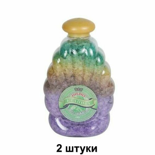 Elegance Соль для ванн Крапива, 680 г, 2 шт
