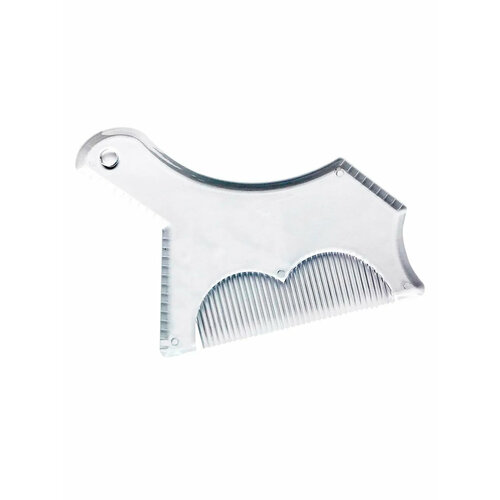 Расческа для бороды трафарет для бороды прозрачный 420₽