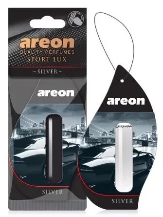 Ароматизатор на зеркало Areon Liquid lux жидкий silver 5 мл