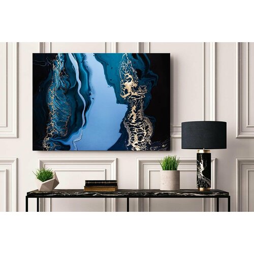 Картина интерьерная на холсте - Абстракция на мраморе размер 40х60 см 2595₽