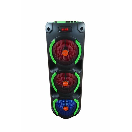 Колонка акустическая портативная Караоке 1208 P M P O 1000W Микрофон Пульт Bluetooth USB TF AUX FM Led подсветка 1057000₽