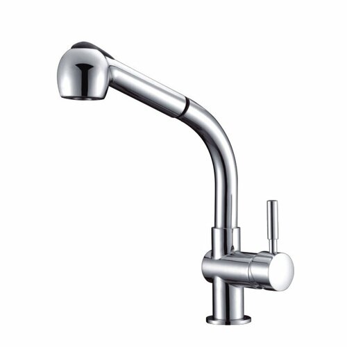 Смеситель для кухни с выдвижной лейкой BONNA цвет хром материал латунь BN1821 9900₽