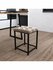 Табурет КМК Loft, металлический каркас, мягкое сиденье из велюра,...