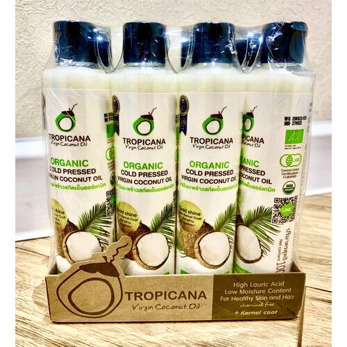Кокосовое масло холодного отжима TROPICANA OIL 100 мл 890₽