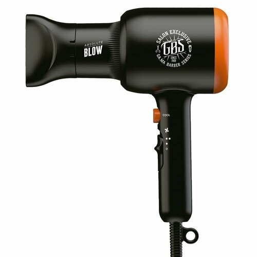 Фен GAMA Absolute Blow GBS Черный-оранжевый компактный 525гр 2000 Вт 936000₽