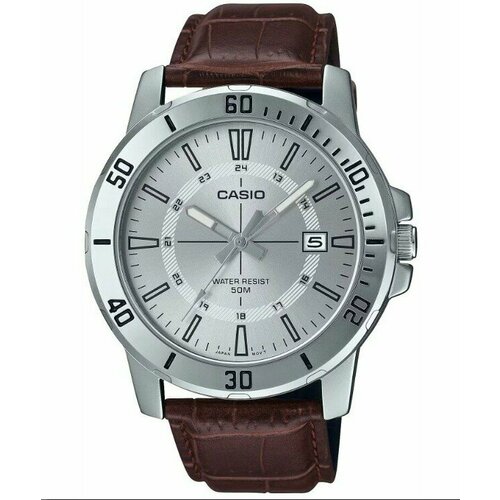 фото Наручные часы casio, коричневый