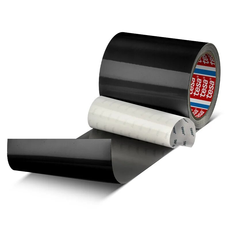 Tesa 6930 Лазерная лента для автомобильных знаков, Black (glossy, 120mm, 1meter