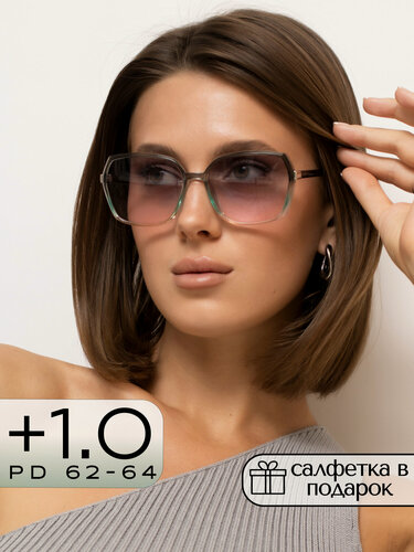 Изображение товара Корригирующие очки для зрения +1 / Готовые очки для чтения с диоптрией +1,0